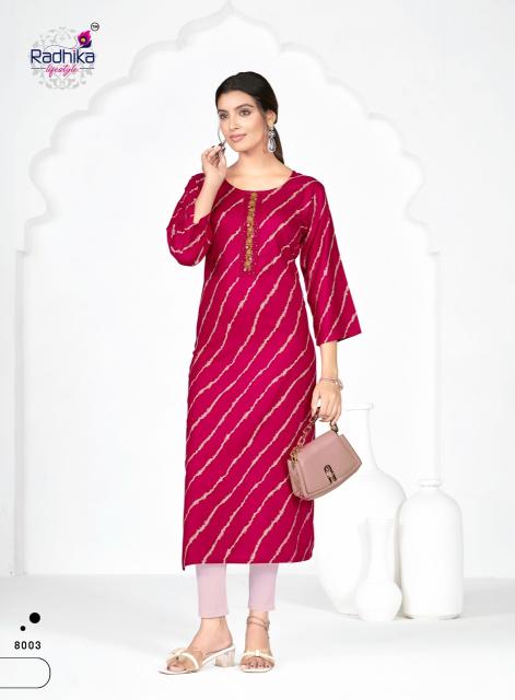 Radhika lifestyle alisha vol 8 wholesale prices of jaipuri kurti